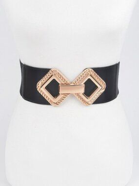 Big Metal Buckle Stretch Plus Size Belt